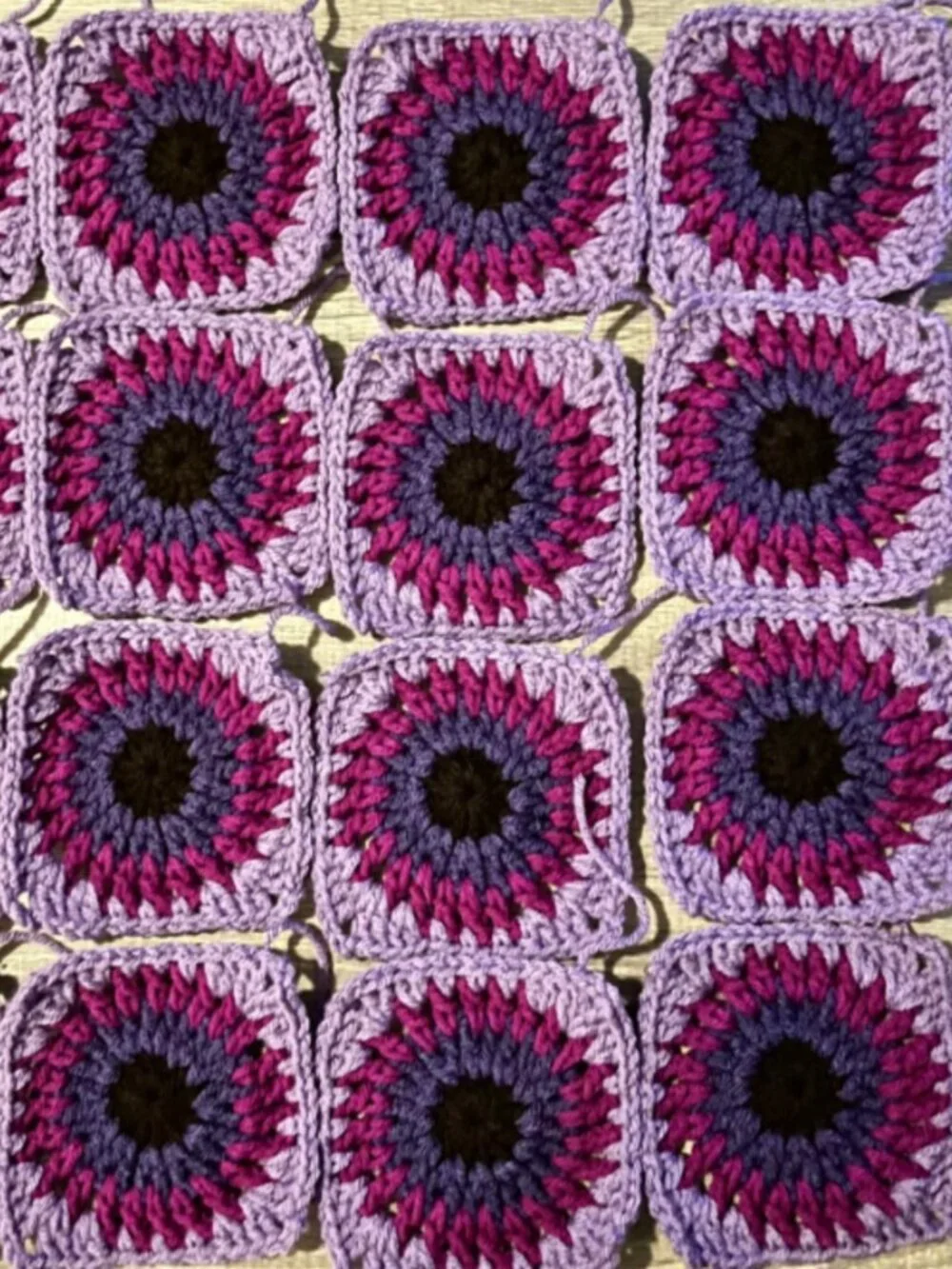 20 Handmade Starburst Squares - Lavender Meadow DIY Fashion & Home